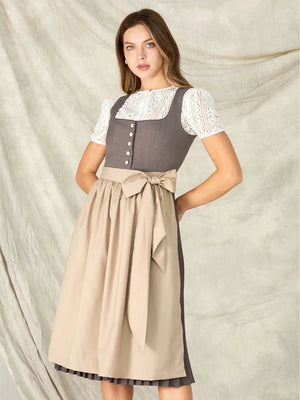 Die Vielfalt der grauen Dirndl: Dirndlkleid Grau, Dirndl Hellgrau, Hochgeschlossenes Langes Dirndl und Mehr