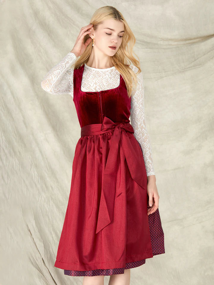 Rot Schwarz Dirndl - Die Schönheit und Vielfalt der Traditionskleidung