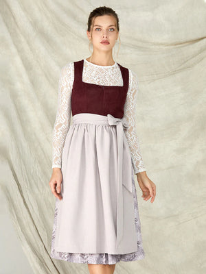 Dirndl se zipem - moderní tradice s praktickým pohodlím