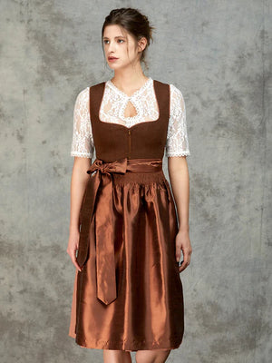 Dirndl Braun Rosa, Braun Blaues Dirndl und Dirndl Samt Braun: Tradition trifft auf moderne Eleganz