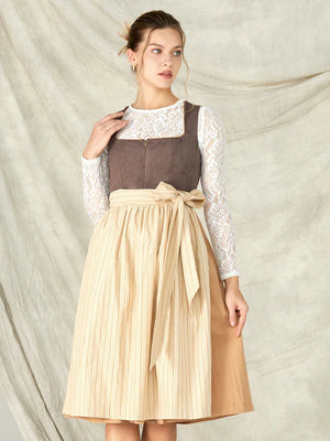 Dirndl in blue-brown, brown-green and green-brown: traditional elegance and modern color combinations