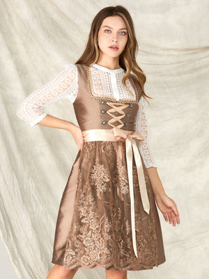 Die magischen dirndl braun samt, traditionelles dirndl und braune dirndl für das Oktoberfest