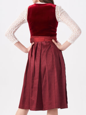 Fra høstkjole til kult-outfit: Dirndl-blusens moderne renæssance i mørkerød, fløjl og bordeaux