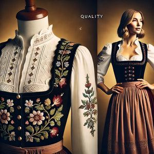 Dirndl - tradice a modernita v dlouhých halerenských halerech a sametu