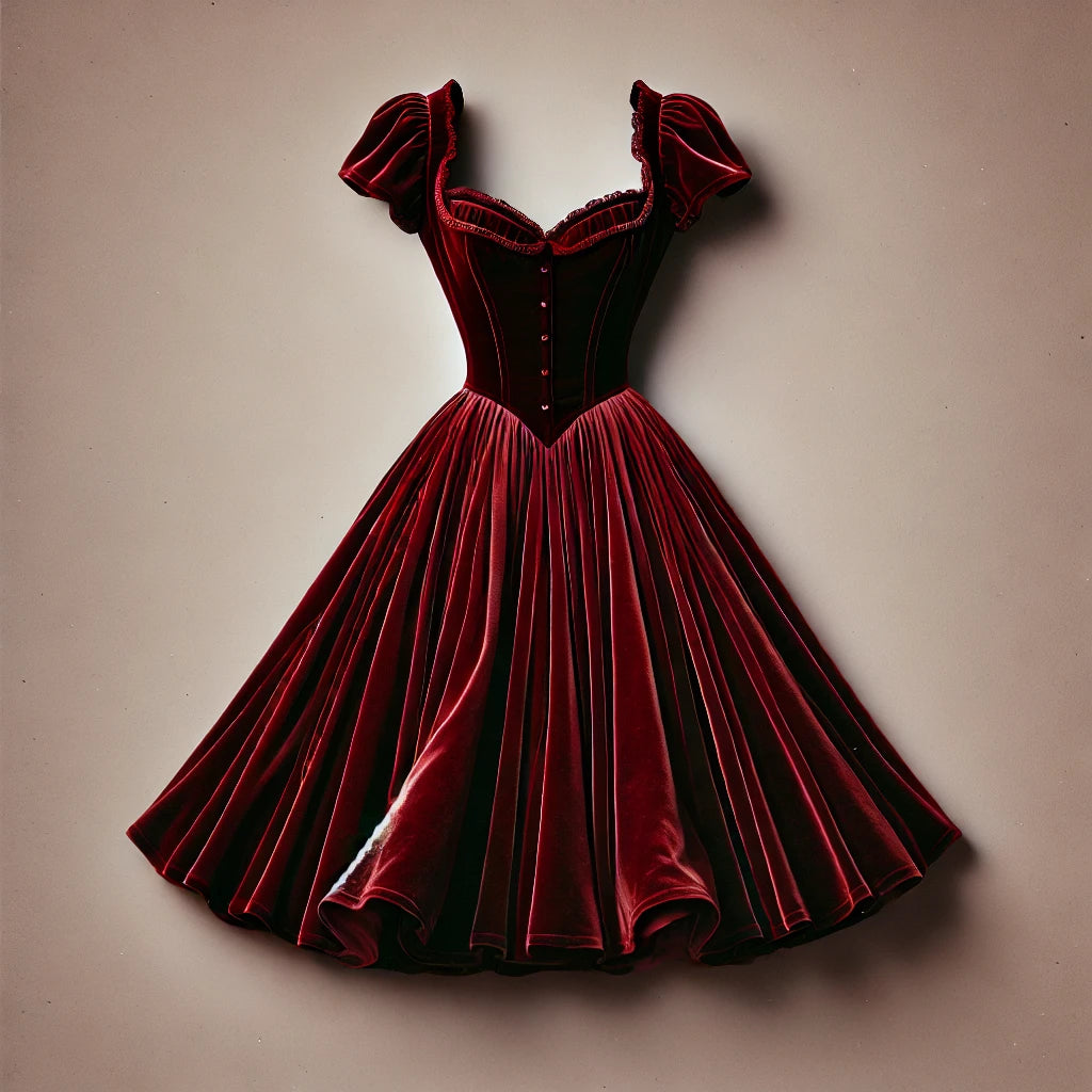 The continuation of Sophie's journey: Dark red dirndl and the wine-red dirndl blouse as an expression of inner strength