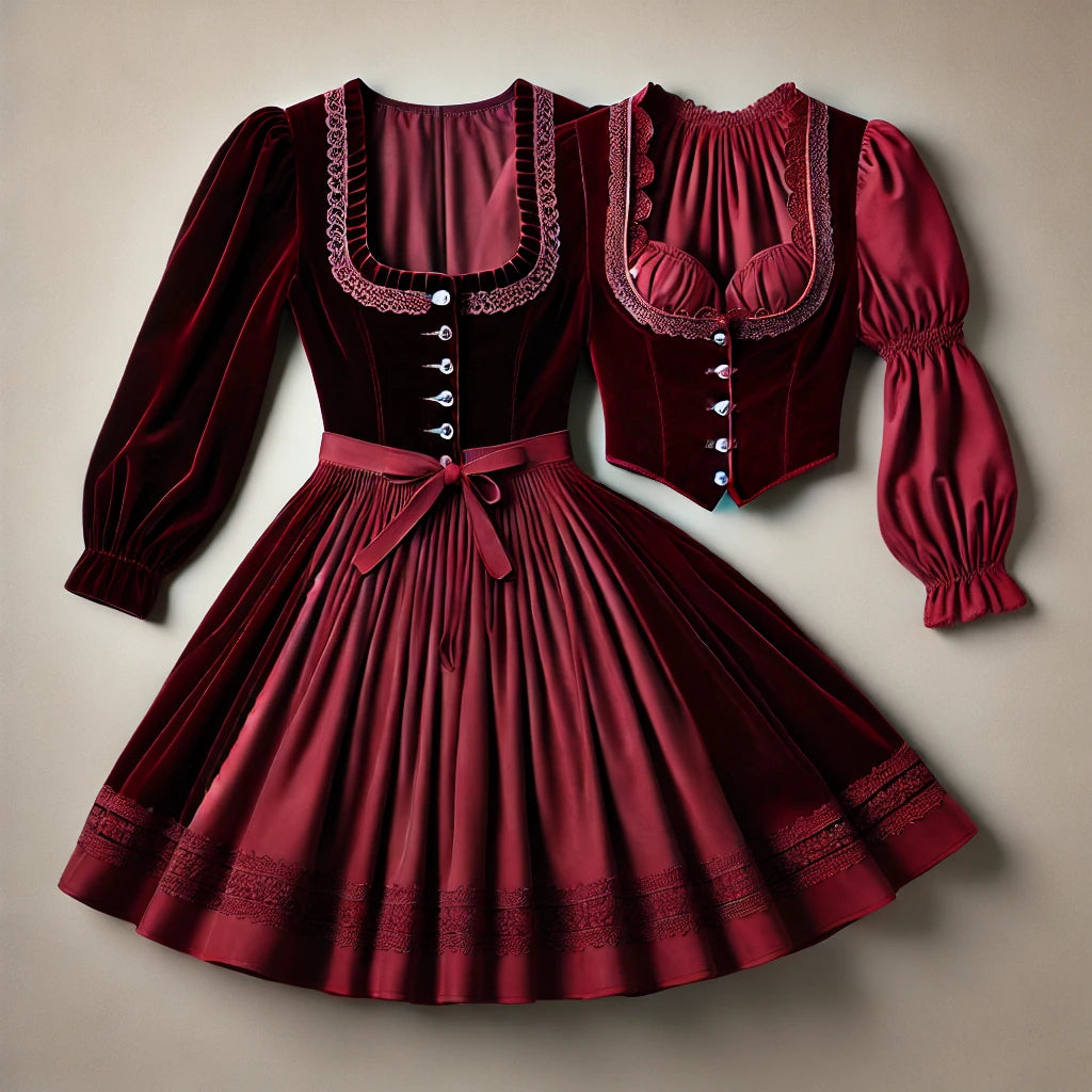 The Magic of the Dark Red Dirndl: A Journey Through Fashion and Self-Discovery