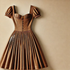 Die Schönheit der braunen Dirndl und einfarbigen Dirndl