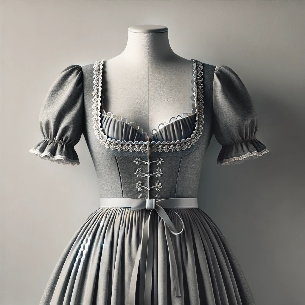 The timeless beauty of the grey dirndl: an expression of individuality and elegance
