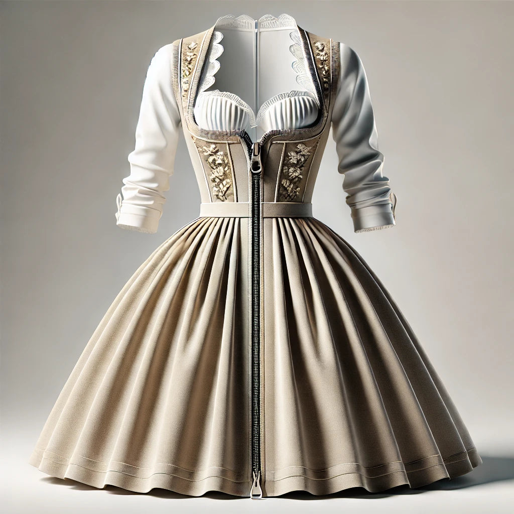 Der Reißverschluss vorne im Dirndl: Ein Ausdruck von Stil und Freiheit