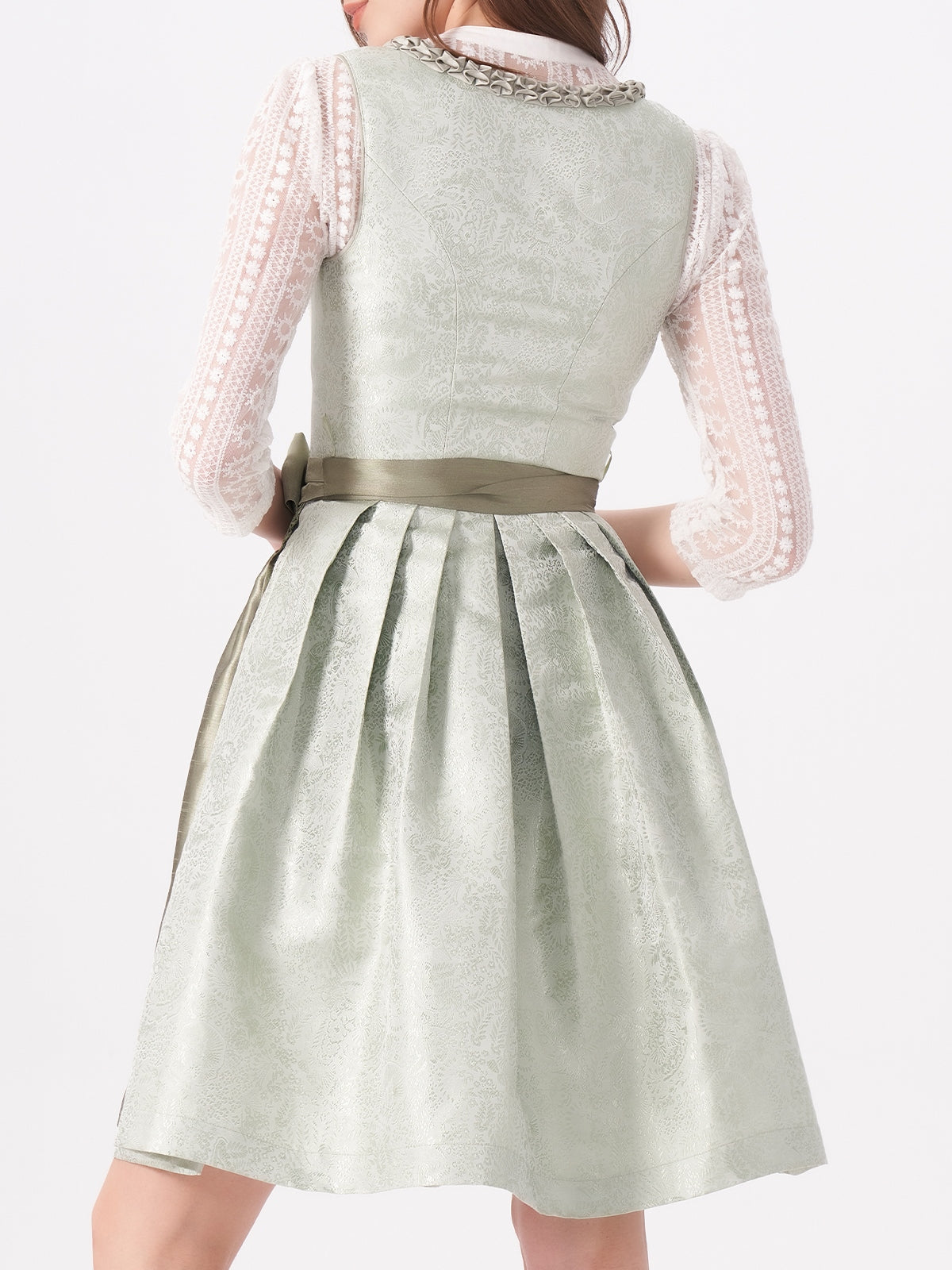 Grün Allover Muster Dirndl Alexis