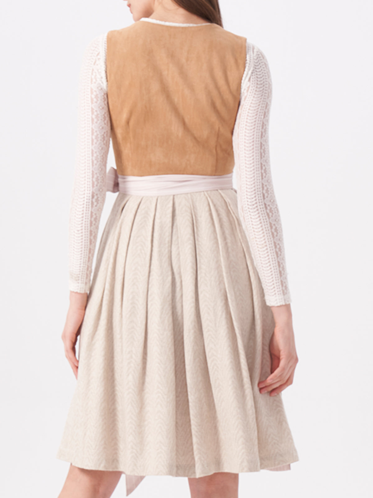 Brown Patterned Dirndl Freda 