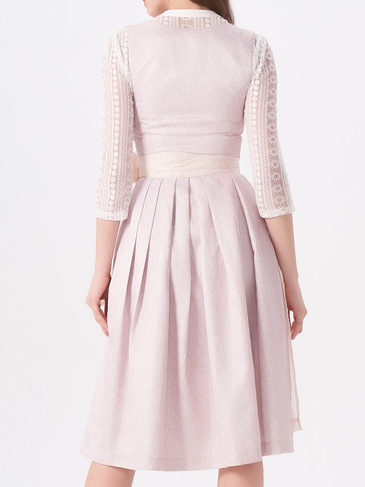 Pink all-over pattern Dirndl Weber 