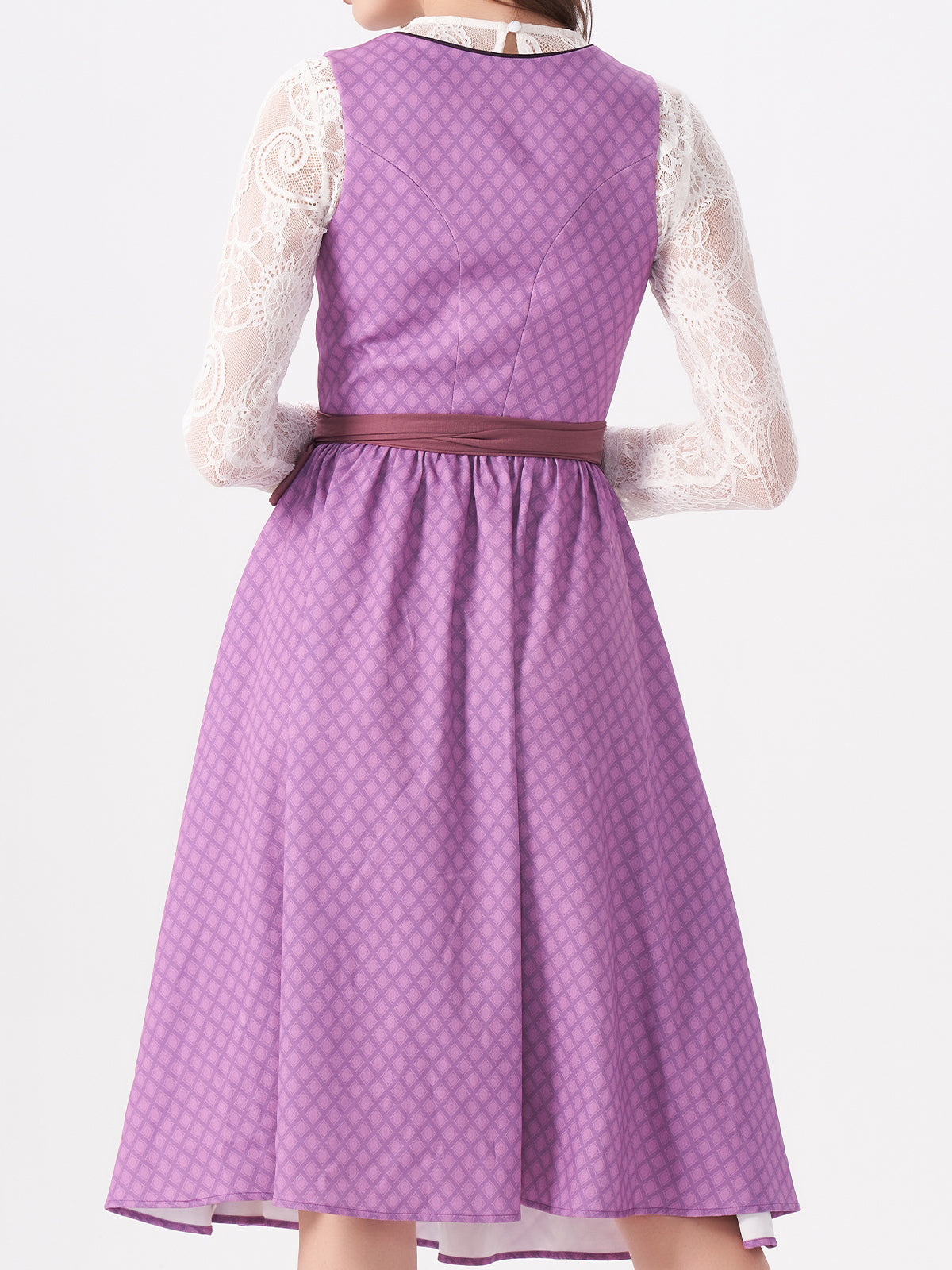 Purple Structured Pattern Dirndl Daniela 