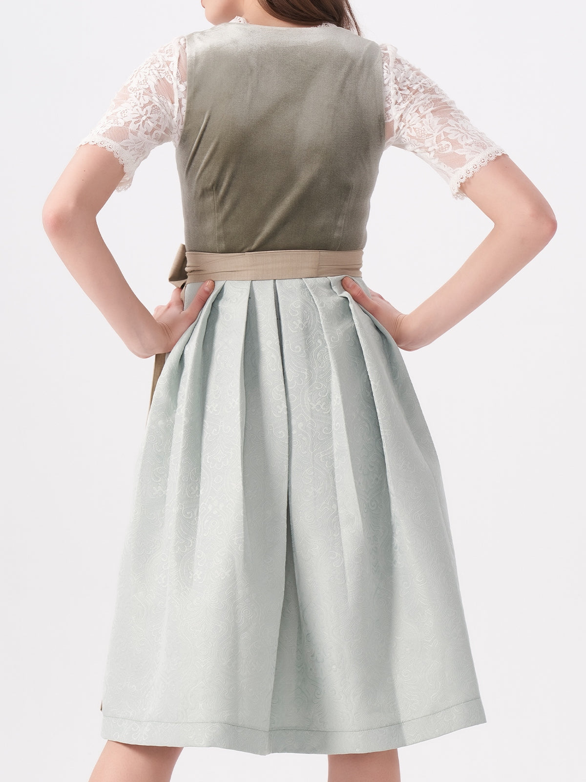 Green Dirndl with Suede Bodice Watt 